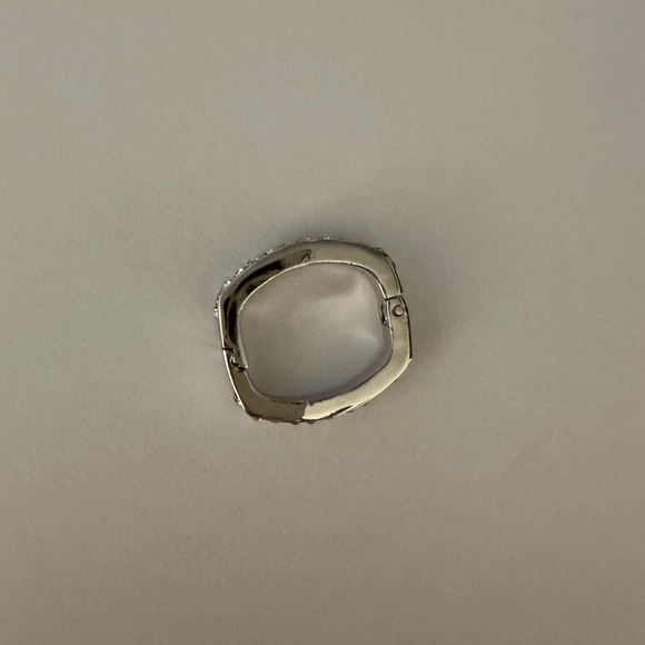 Elegant Silver Color Crystal Necklace Connector Clasp - Picture 3 of 3